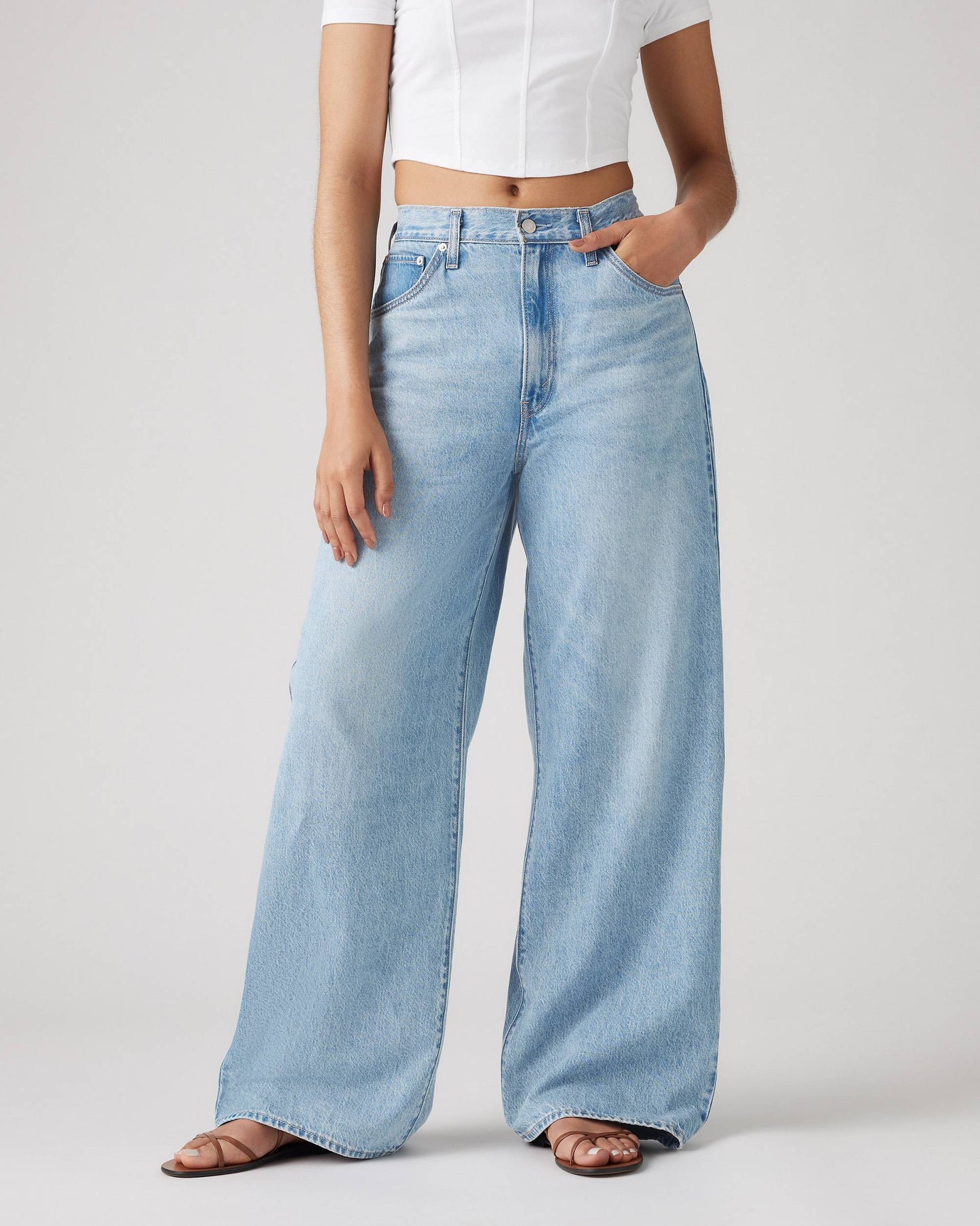 Adjustable Womens Cinch Baggy Jeans (Buy 2 Free Shipping)