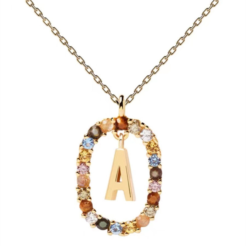 Personalized Gemstone Initial Necklace A Symbol of Uniqueness