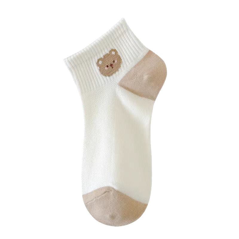 Cute Bear Socks | Wear Cuteness on Your Toes（3 pairs for 9.9 yuan）
