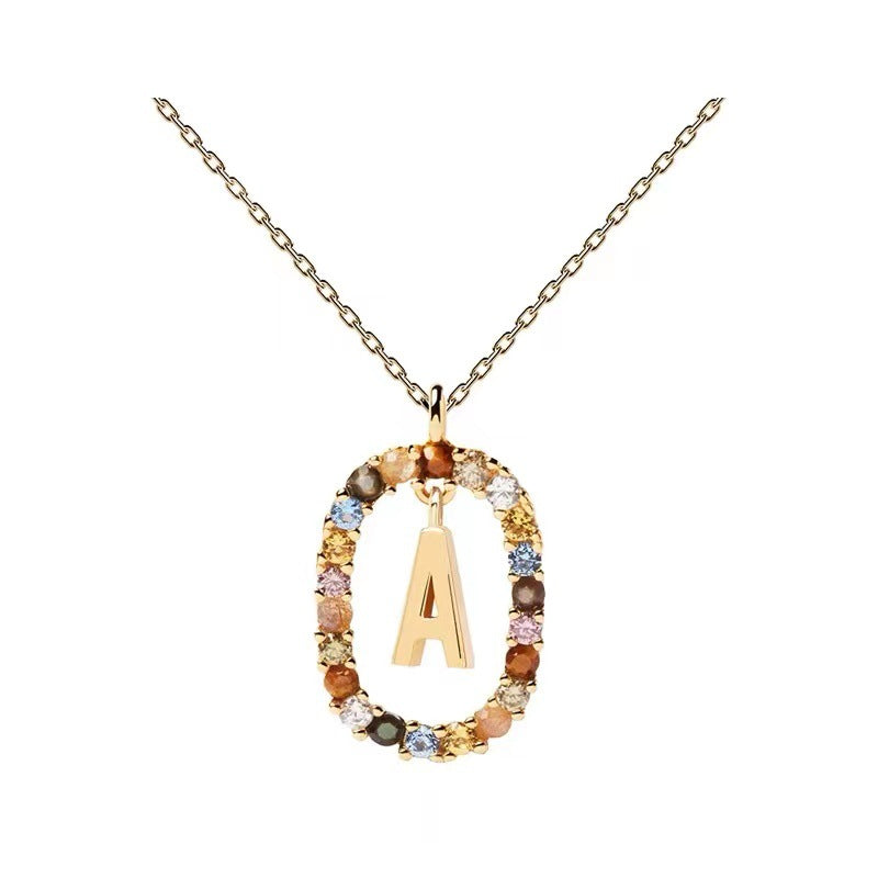 Personalized Gemstone Initial Necklace A Symbol of Uniqueness