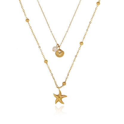 Coastal Charm Layered Necklace