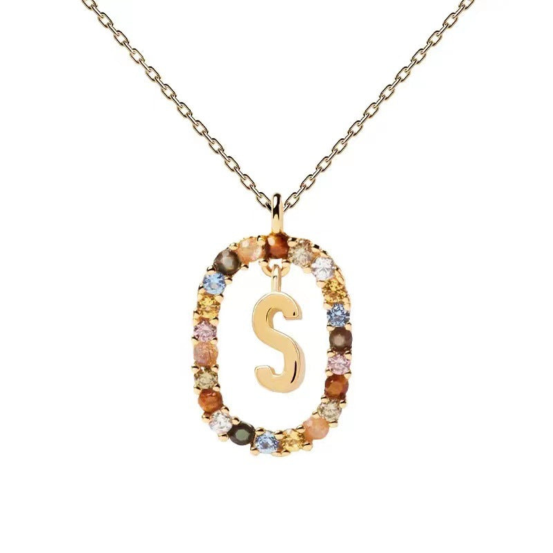 Personalized Gemstone Initial Necklace A Symbol of Uniqueness