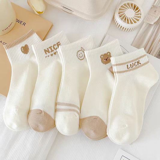 Cute Bear Socks | Wear Cuteness on Your Toes（3 pairs for 9.9 yuan）