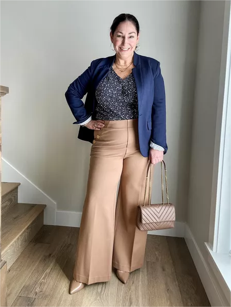 Tummy Control Button Wide Leg Pant(BUY 2 FREE SHIPPING)