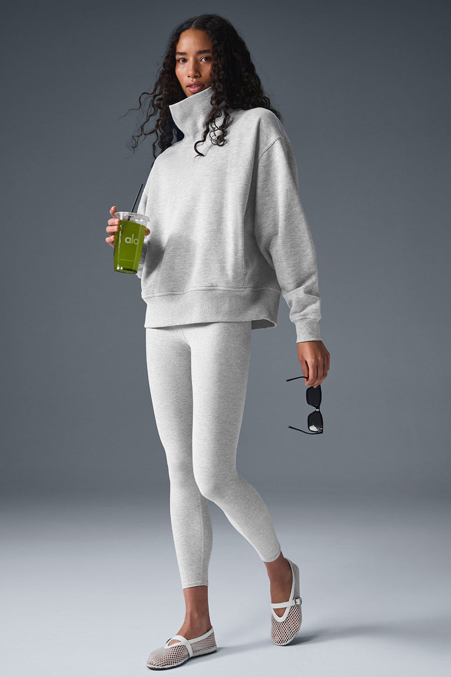 Hazy Mock Neck Pullover(Buy 2 Free Shipping)