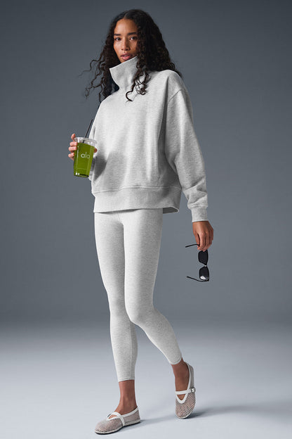Hazy Mock Neck Pullover(Buy 2 Free Shipping)