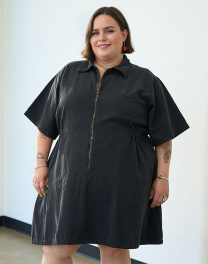 Utility Cinched Zip Dress (Buy 2 Free Shipping)