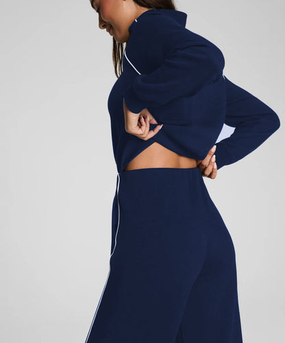 AirEssentials Pique Half Zip Jumpsuit(Buy 2 Free Shipping)