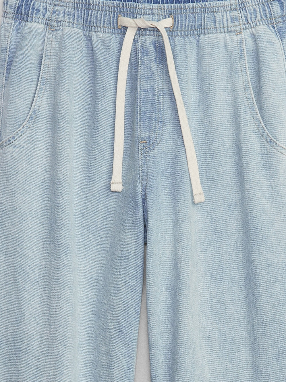 High Rise Seamed Wide-Leg Pull-On Jeans(BUY 2 FREE SHIPPING)