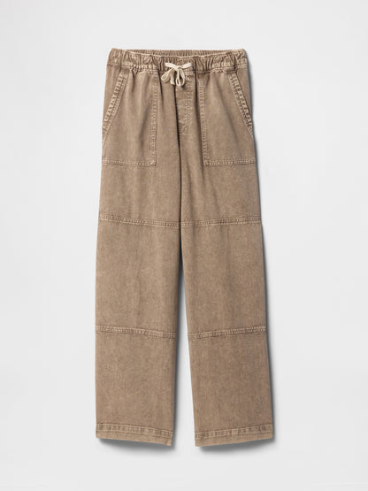 High Rise Seamed Wide-Leg Pull-On Jeans(BUY 2 FREE SHIPPING)