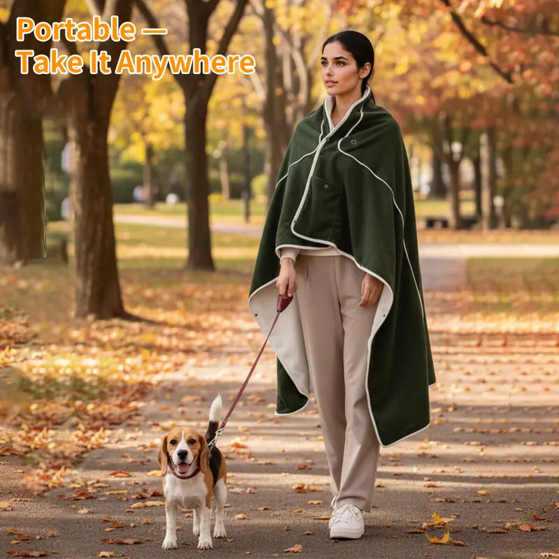 🎅Best Winter Gifts 🔥Favorite Portable Heated Shawl (Buy 2 Free Shipping)