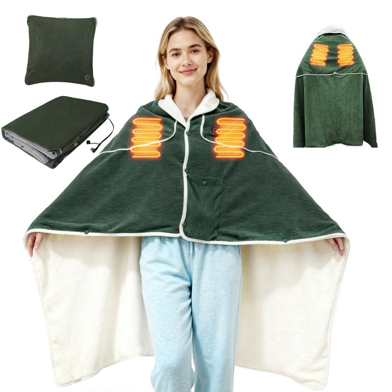 🎅Best Winter Gifts 🔥Favorite Portable Heated Shawl (Buy 2 Free Shipping)