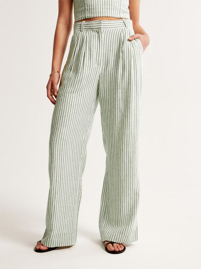 Tailored & lifted Linen-Blend Set(BUY 2 FREE SHIPPING)